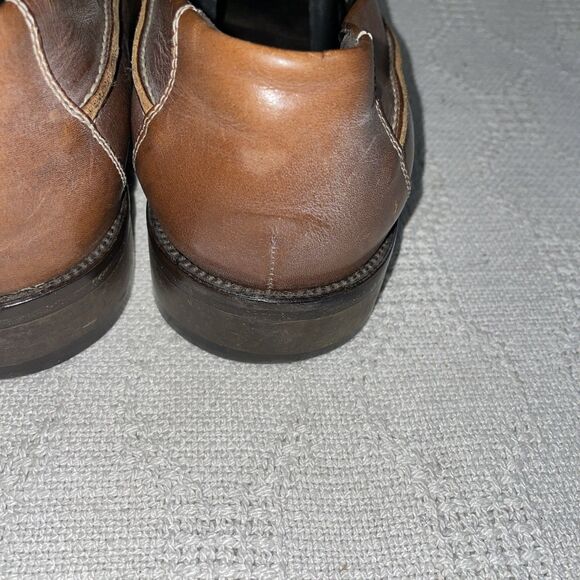 Donald Pliner Italy Men’s Dress Loafers Size 10 M Brown Leather Going out Party - Picture 12 of 12